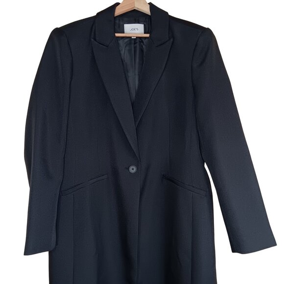 Joe's Jeans The Lucia Tailored Duster Single Breasted Long Coat Blazer - Picture 5 of 11